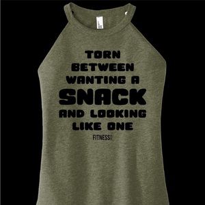 Workout Rocker Tank Hazy Blue Brand New Motivation Gym 💪🏻